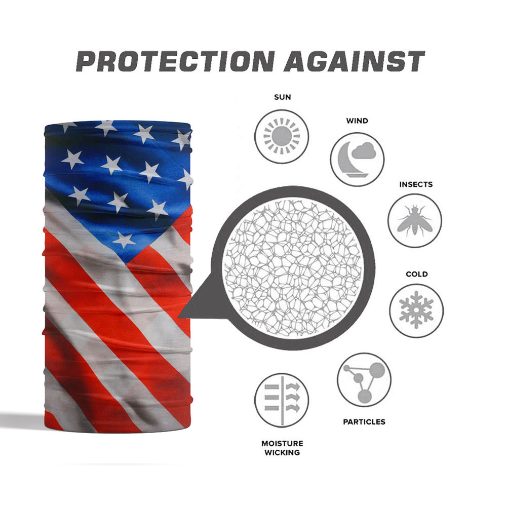 USA Flag Pattern Sun Protectiv – Headband Summer Knit Bewertung und Preis