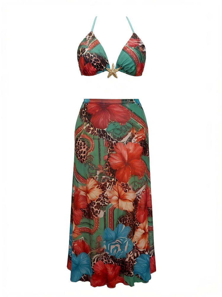 Women Plus Size Summer Boho Fl – Maxi Dress Halter Bewertung und Preis