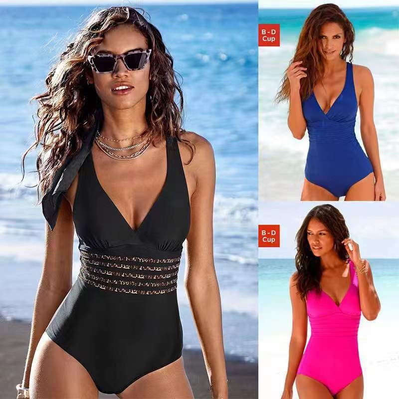 Woman Swimsuit Tankini Solid C – Swimsuit Bikini Ruched Bewertung und Preis
