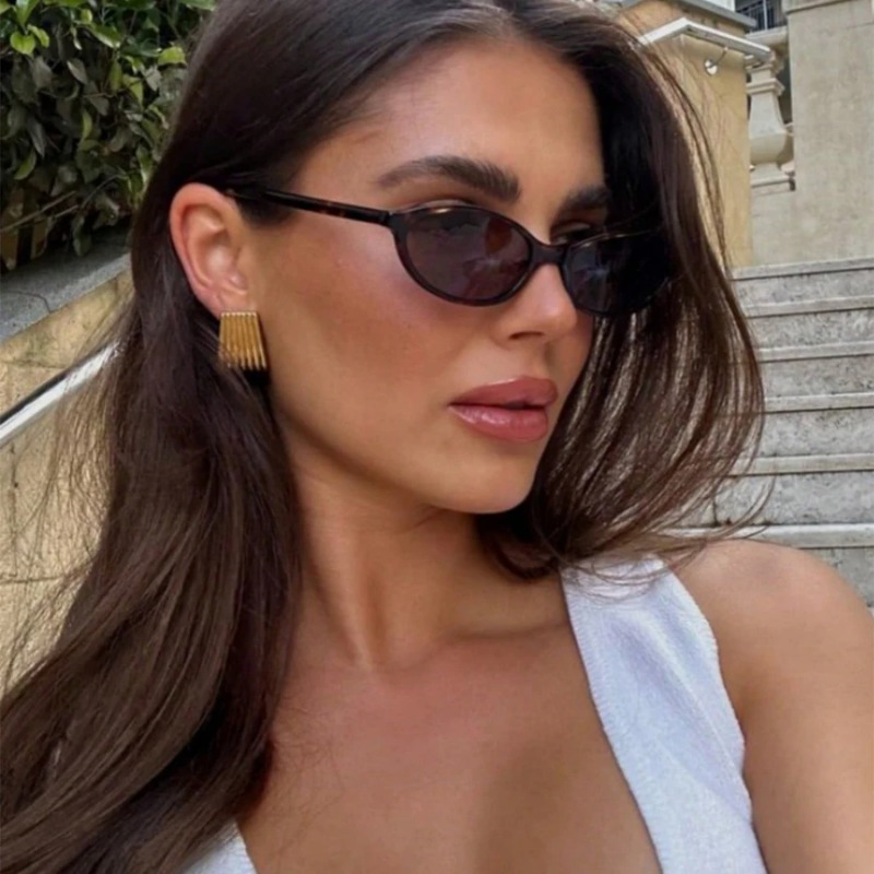 Retro Oval Frame Sunglasses Fa – Sunglasses Cat Eye Bewertung und Preis