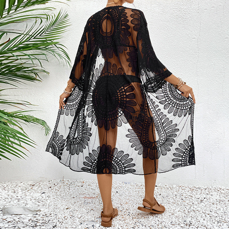 Illusion Sheer Beach Cover 202 – Kimono Sheer Floral Bewertung und Preis