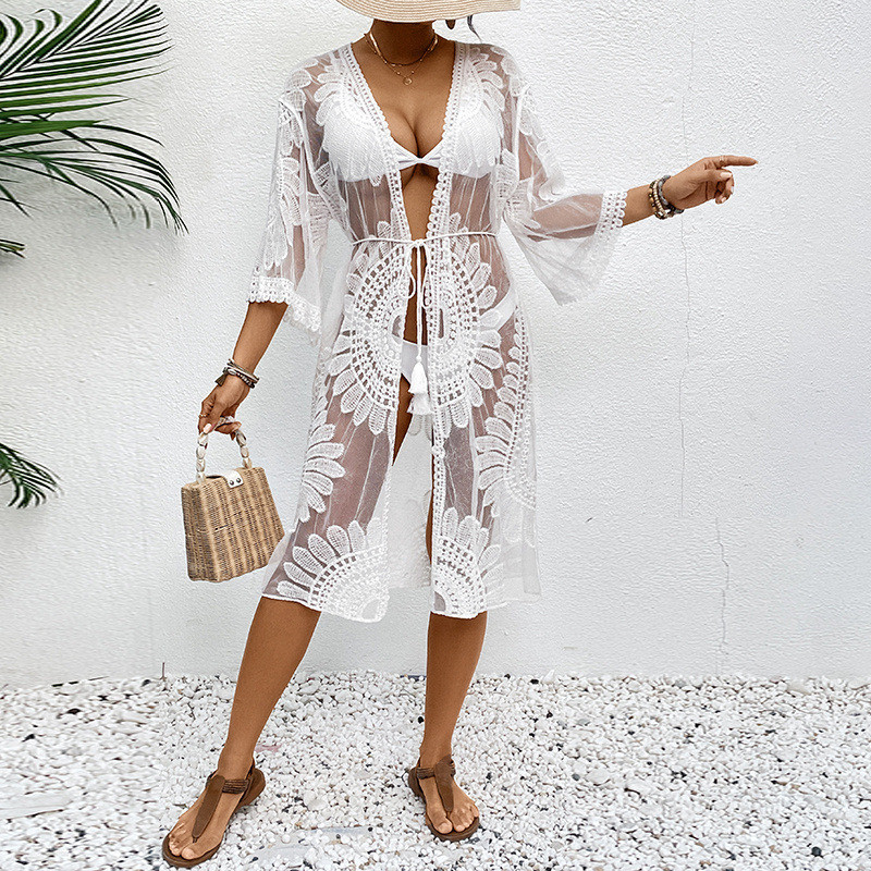 Illusion Sheer Beach Cover 202 – Kimono Sheer Floral Bewertung und Preis