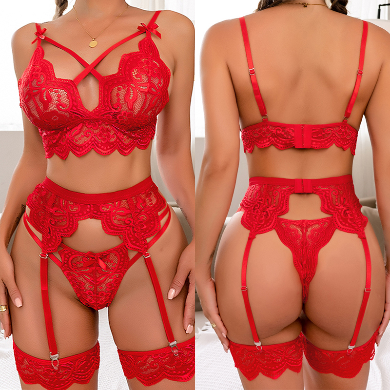 Sexy Lingerie Woman Sex Bra Se – Bralette Triangle Set Bewertung und Preis