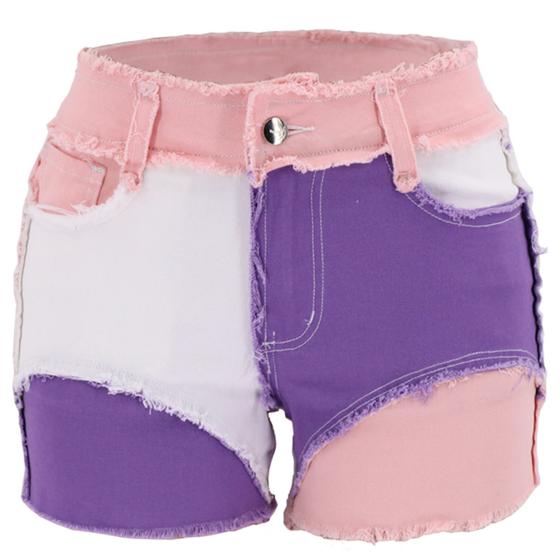 Fashion Mid-Waist Slim Fit Tor – Shorts Denim Frayed Bewertung und Preis