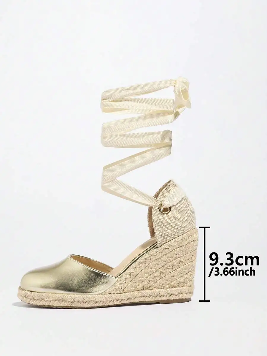 Womens Metallic Espadrille Wed – Wedge Espadrille Women Bewertung und Preis