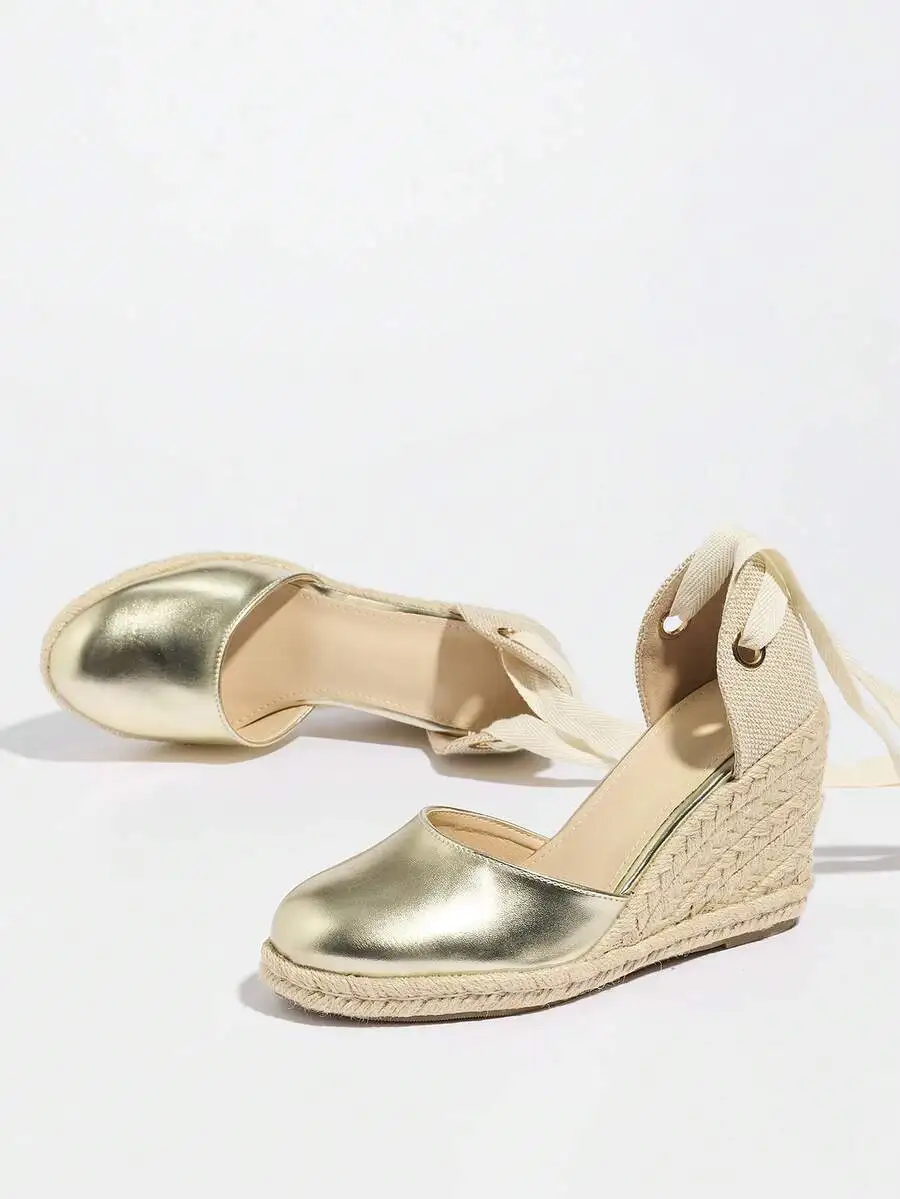 Womens Metallic Espadrille Wed – Wedge Espadrille Women Bewertung und Preis