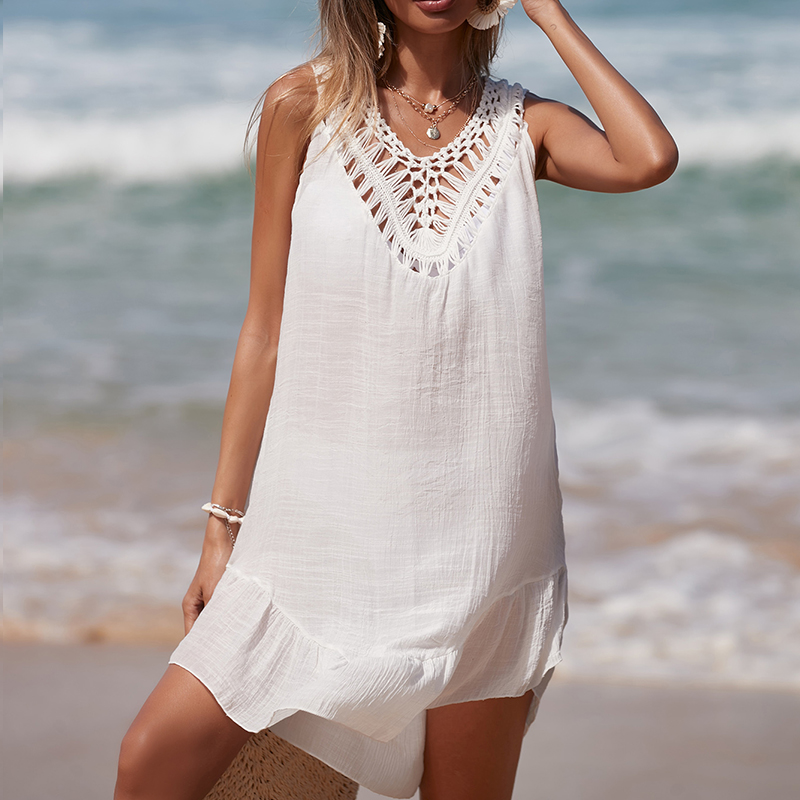 Women V-Neck Backless Hollow O – Cover Up Kaftan Bewertung und Preis