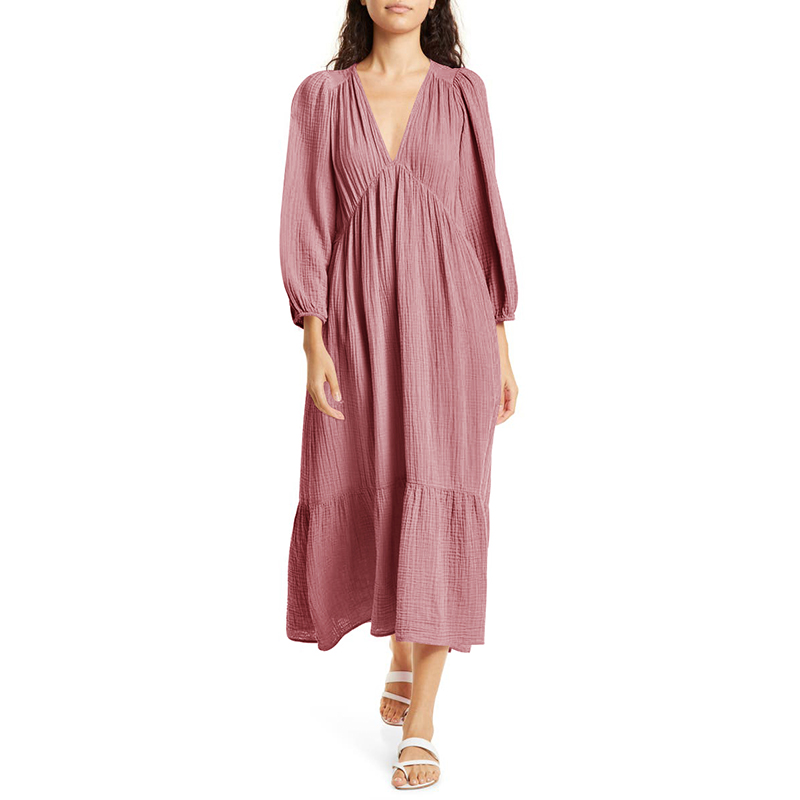 Muslin 100% Cotton Long Sleeve – Linen Dress Wrap Bewertung und Preis