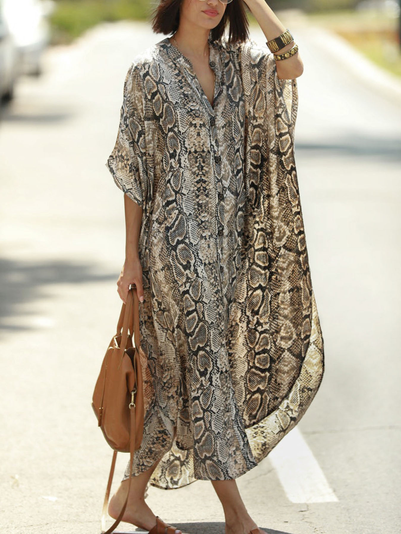 Bohemian Print Beach Cover-Up  – Cover Up Kaftan Bewertung und Preis