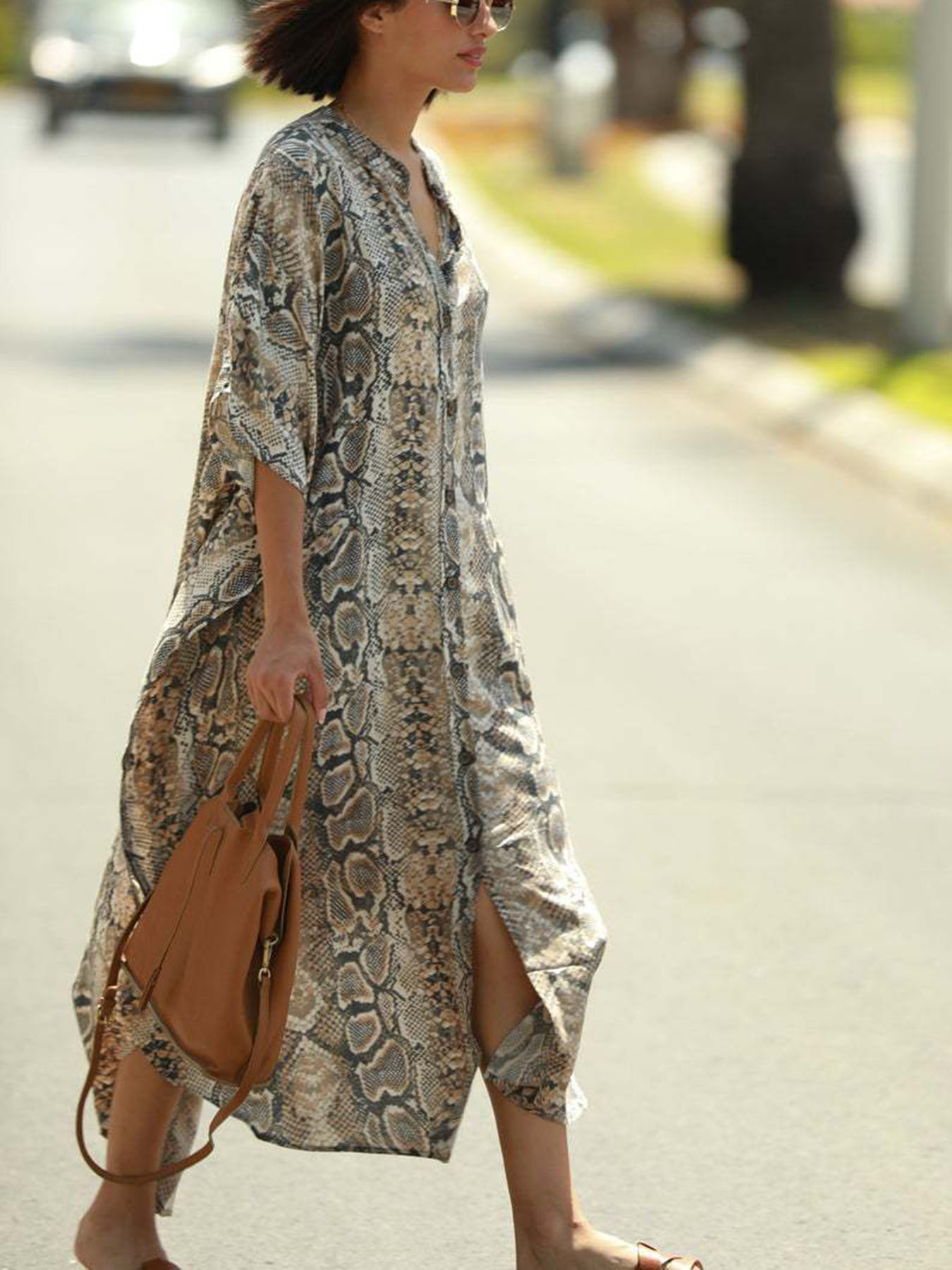 Bohemian Print Beach Cover-Up  – Cover Up Kaftan Bewertung und Preis