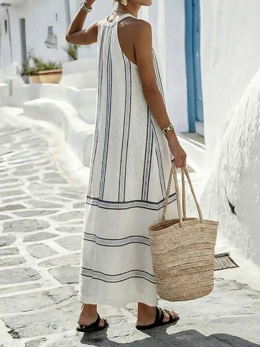 Women Sleeveless Halter Maxi D – Maxi Dress Halter Bewertung und Preis