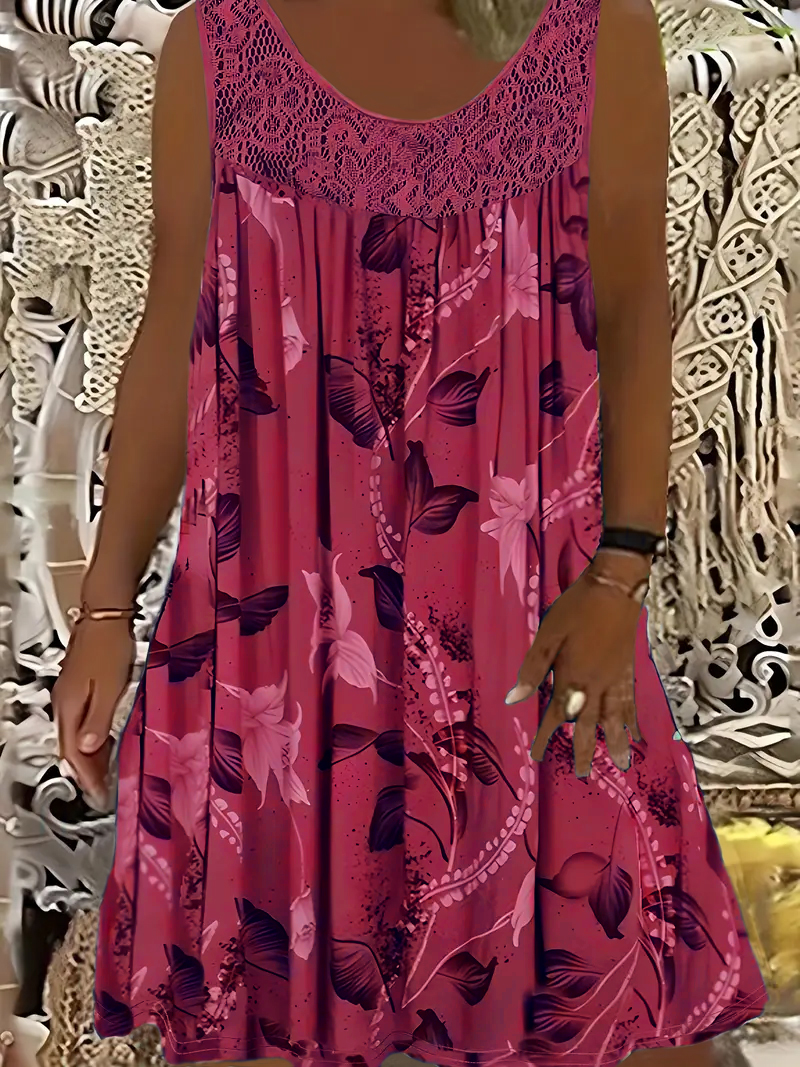 Plus size women's sleeveless r – Romper Floral Print Bewertung und Preis