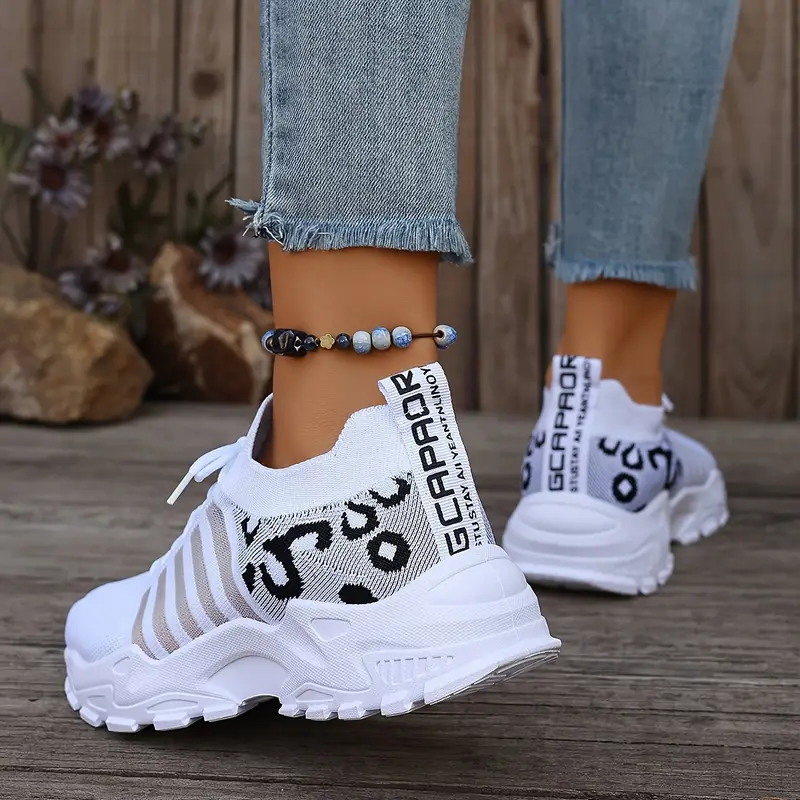 Leopard Print Knit Women's Sne – Wedge Espadrille Women Bewertung und Preis