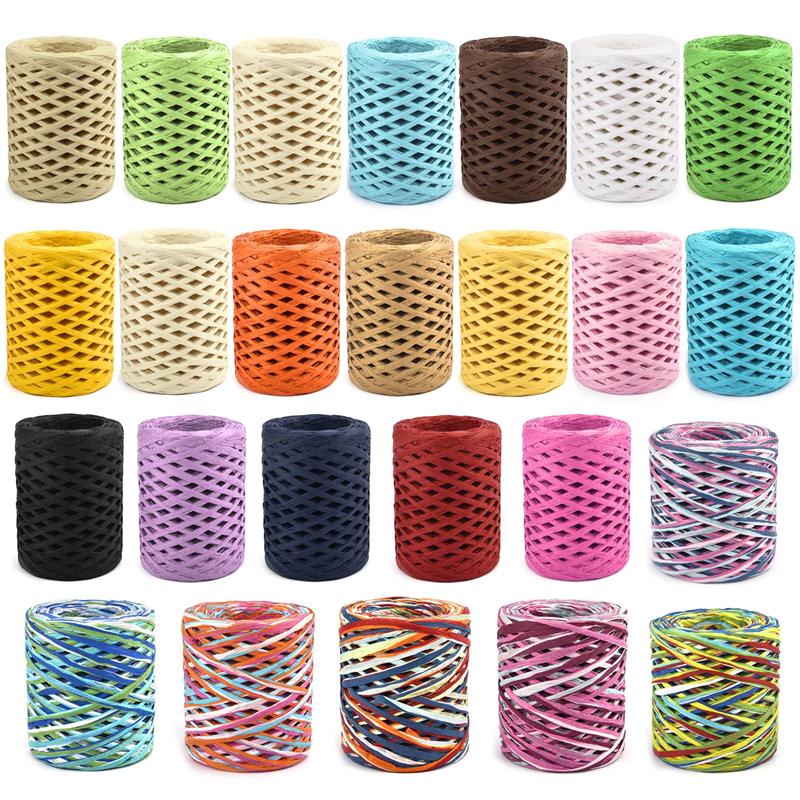 100M Natural Raffia Straw Yarn – Crochet Bag Raffia Bewertung und Preis