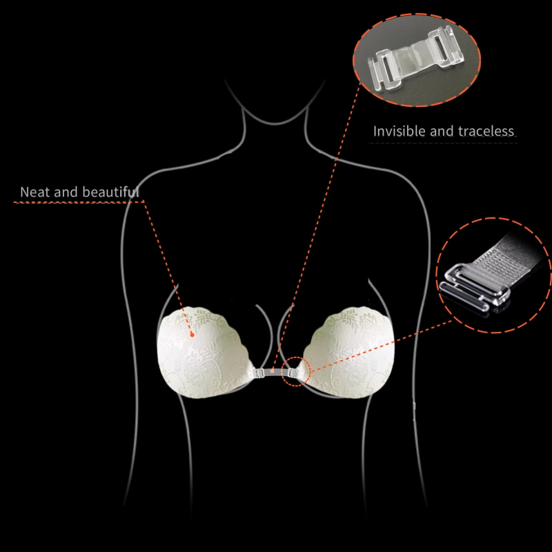 Lace Invisible Bra Backless St – Bralette Triangle Set Bewertung und Preis