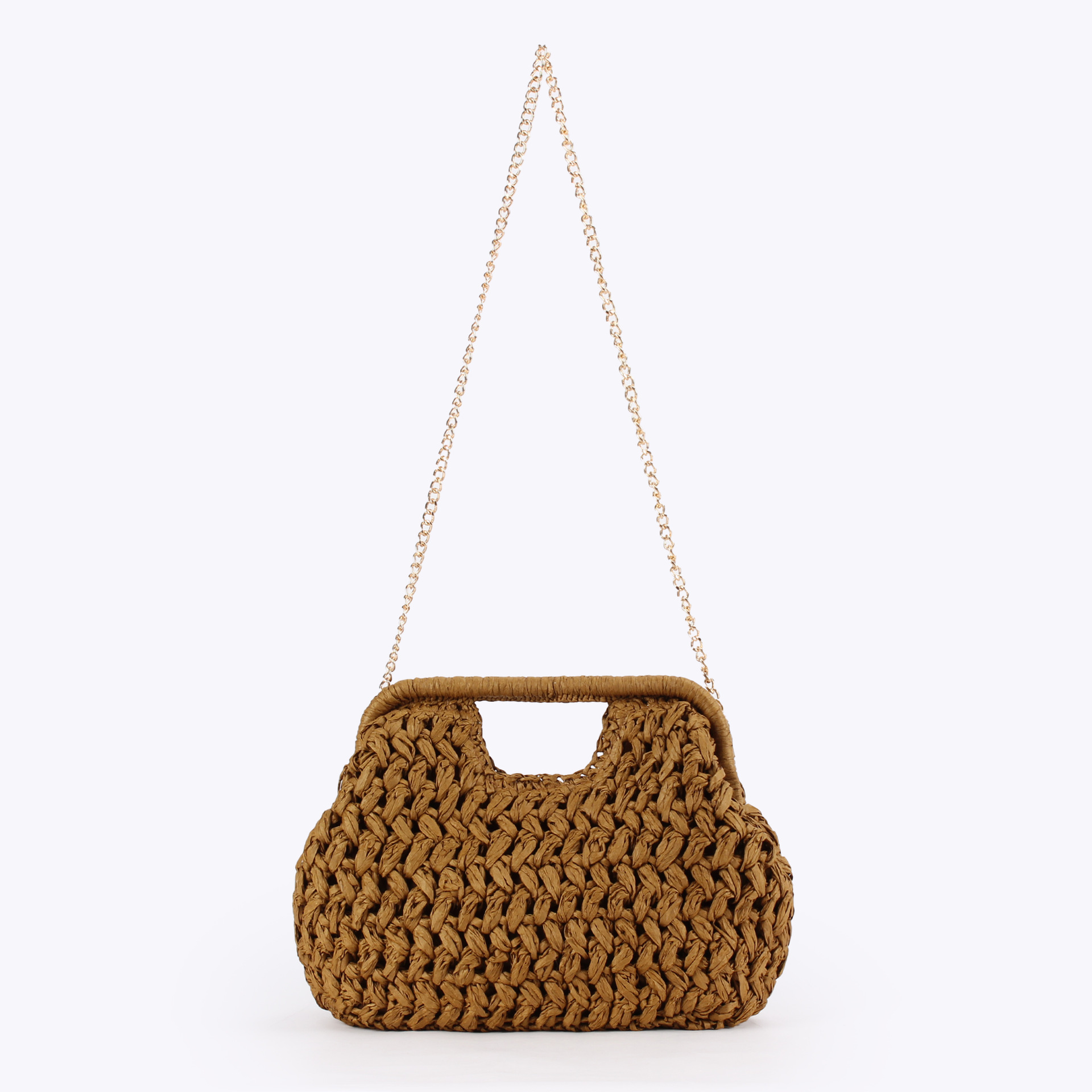 Elegant Ladies Chain Hand Knit – Crochet Bag Raffia Bewertung und Preis