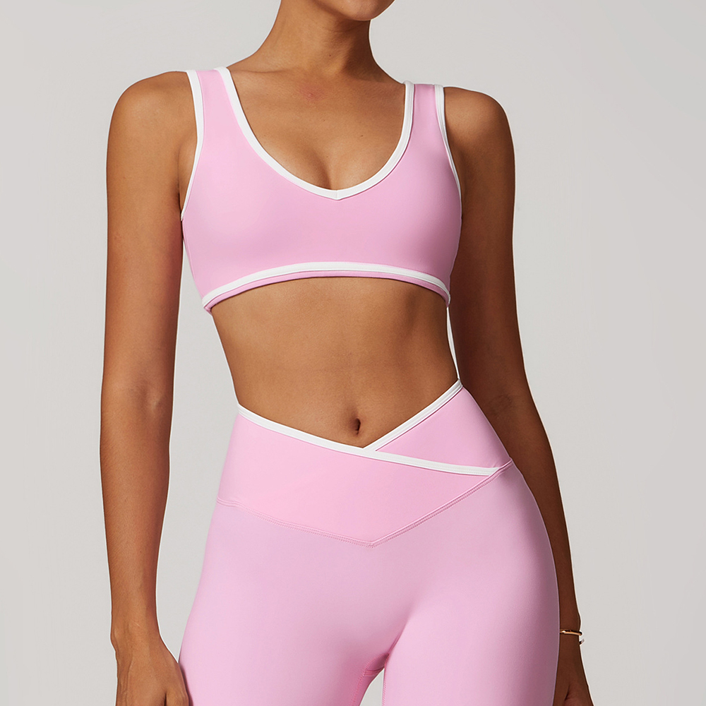 V-Neck Sports Bra Women Top Pu – Crop Top Crochet Bewertung und Preis