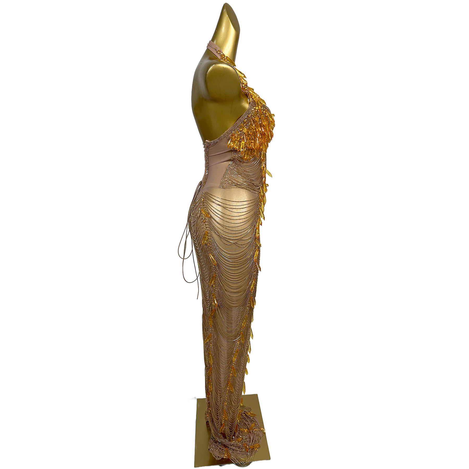 Ailisi Women Luxury Gold Cryst – Maxi Dress Halter Bewertung und Preis