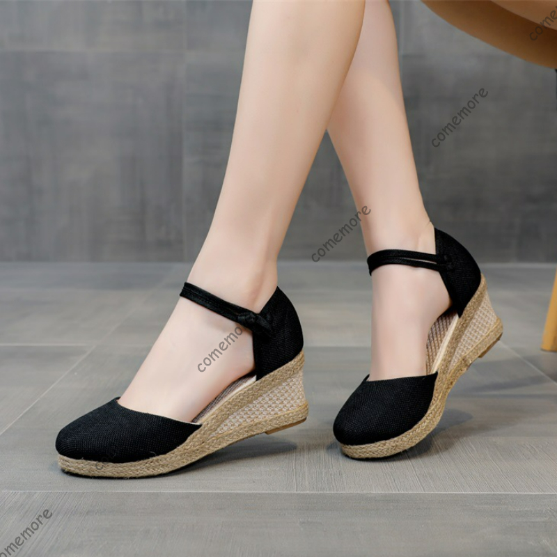 Comemore Sandals High Heel Sum – Wedge Espadrille Women Bewertung und Preis
