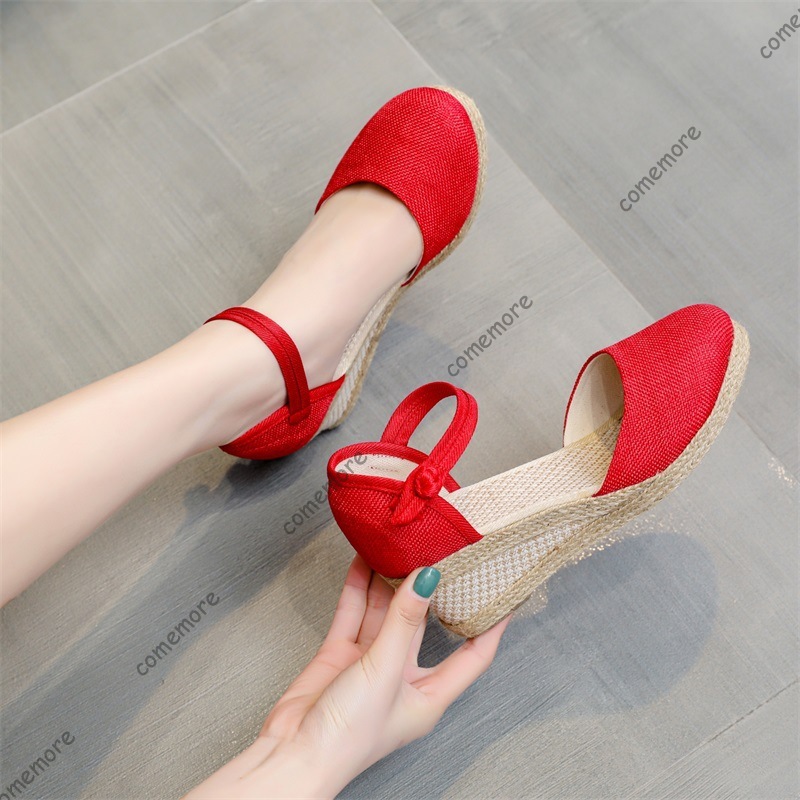 Comemore Sandals High Heel Sum – Wedge Espadrille Women Bewertung und Preis