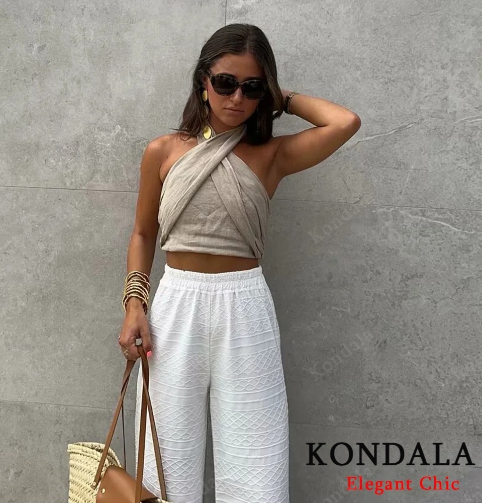 KONDALA Sexy Casual Crossover  – Linen Pant Wide Bewertung und Preis