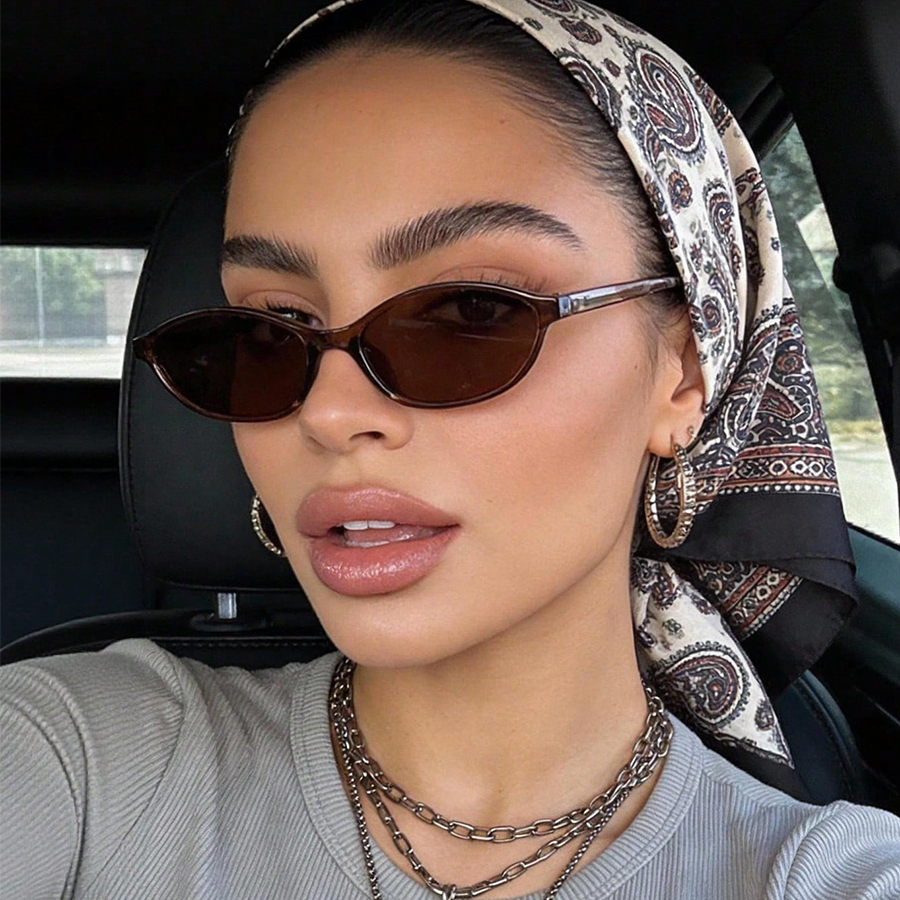 Fashion Oval Simple Literary S – Sunglasses Cat Eye Bewertung und Preis
