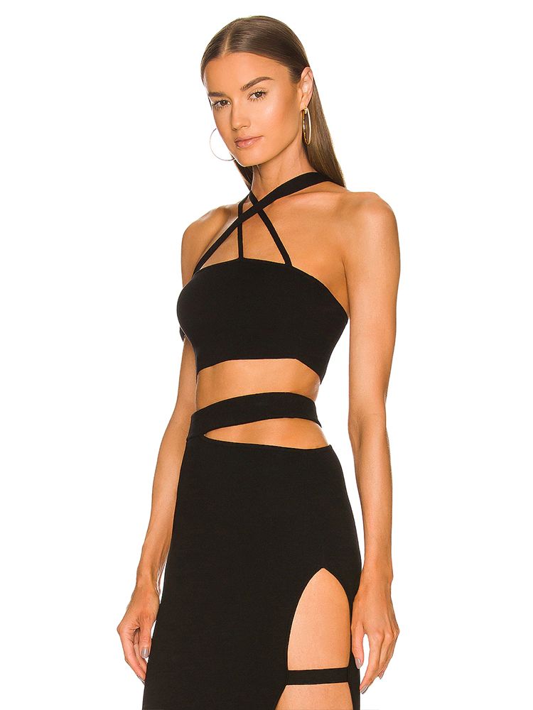 Women's Bandage Suit 2022 Summ – Crop Top Crochet Bewertung und Preis