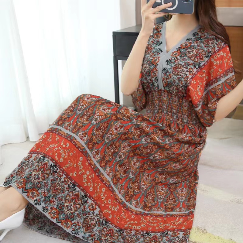Colorful Casual Holiday Dress  – Midi Skirt Floral Bewertung und Preis