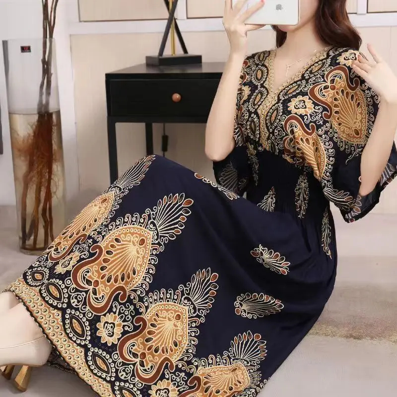 Colorful Casual Holiday Dress  – Midi Skirt Floral Bewertung und Preis
