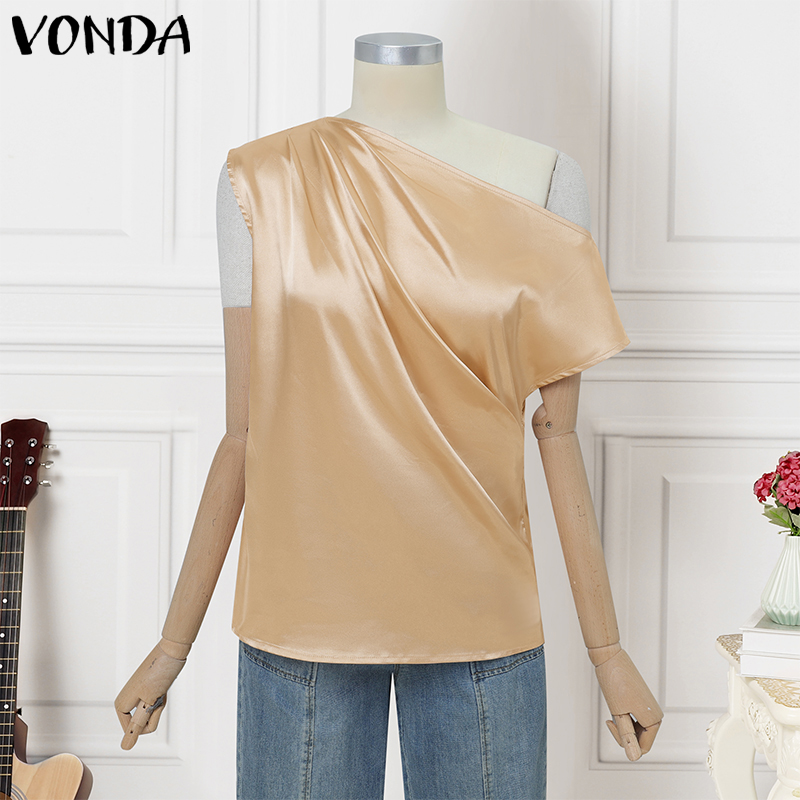 Plus Size 5XL VONDA Women Blou – Blouse Off Shoulder Bewertung und Preis