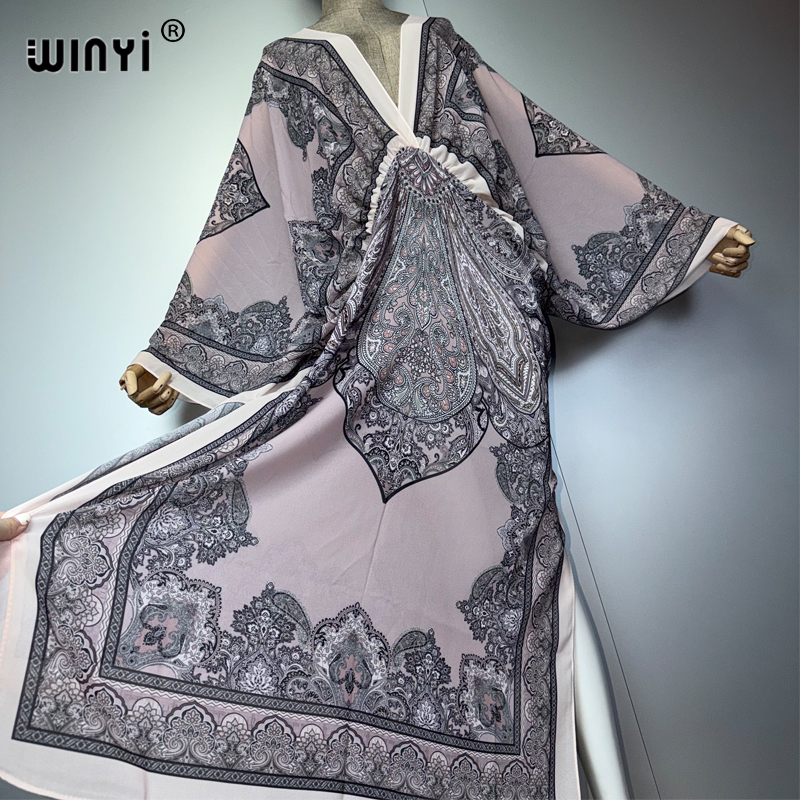 WINYI V-neck Sexy Dress Arabic – Cover Up Kaftan Bewertung und Preis