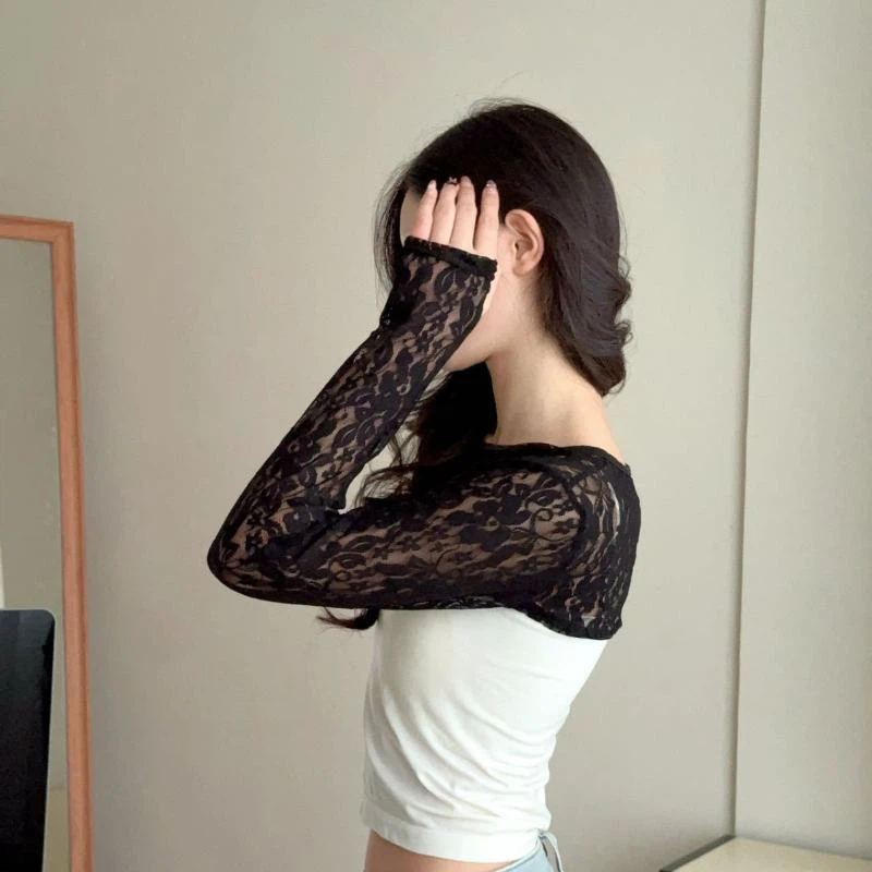 Sexy Hollow Out See Through La – Crop Top Crochet Bewertung und Preis