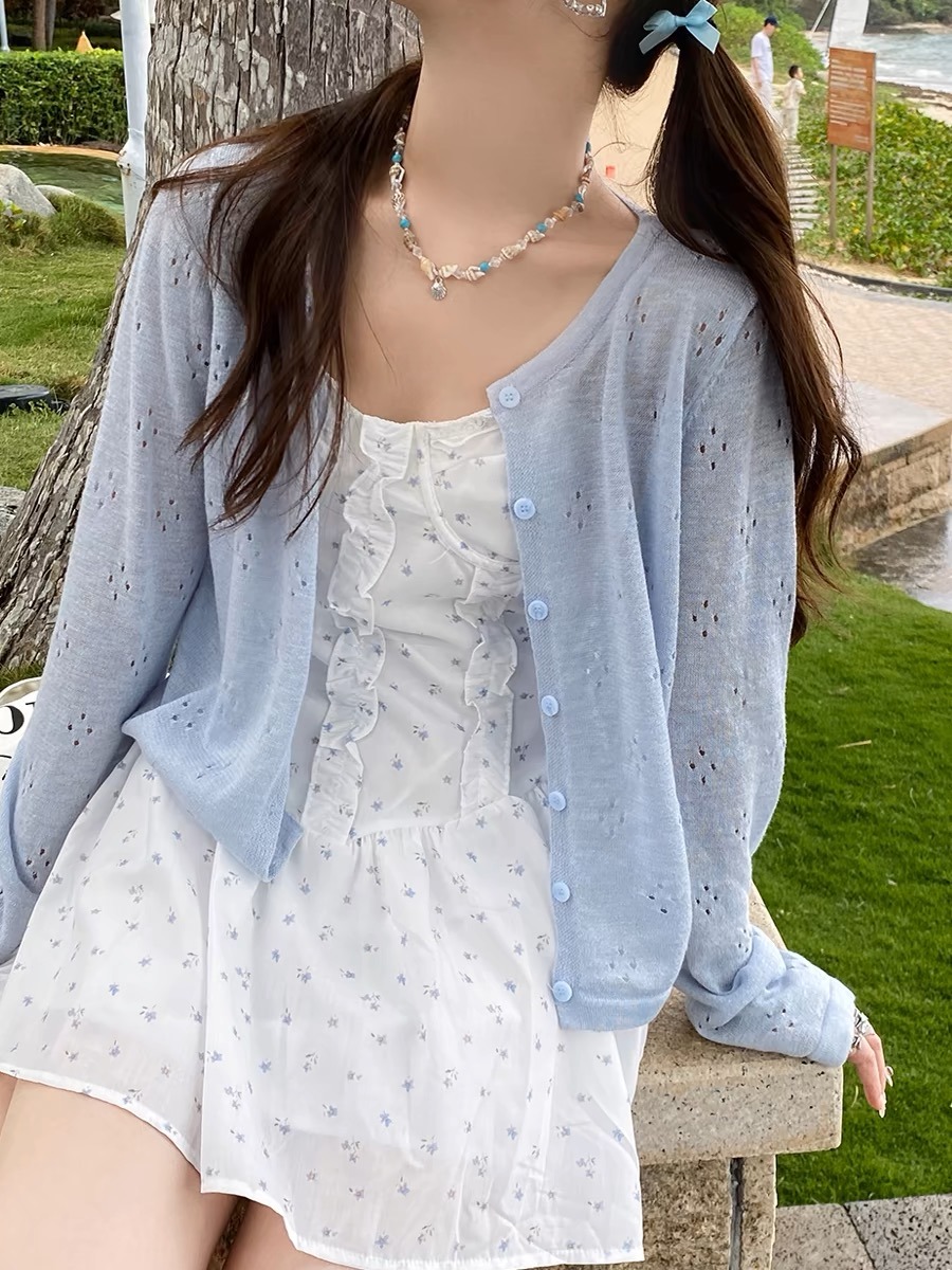 Summer Mint Green Thin Knitted – Cover Up Kaftan Bewertung und Preis