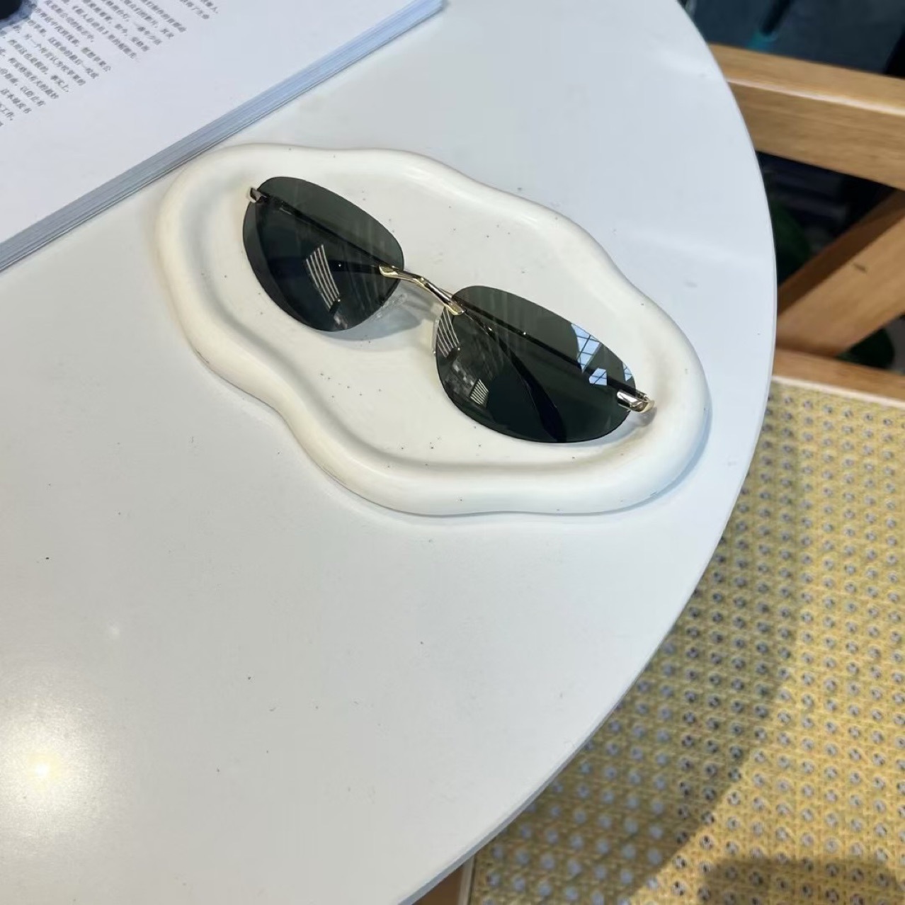 UV400 Rimless Shades, Cat Eye  – Sunglasses Cat Eye Bewertung und Preis