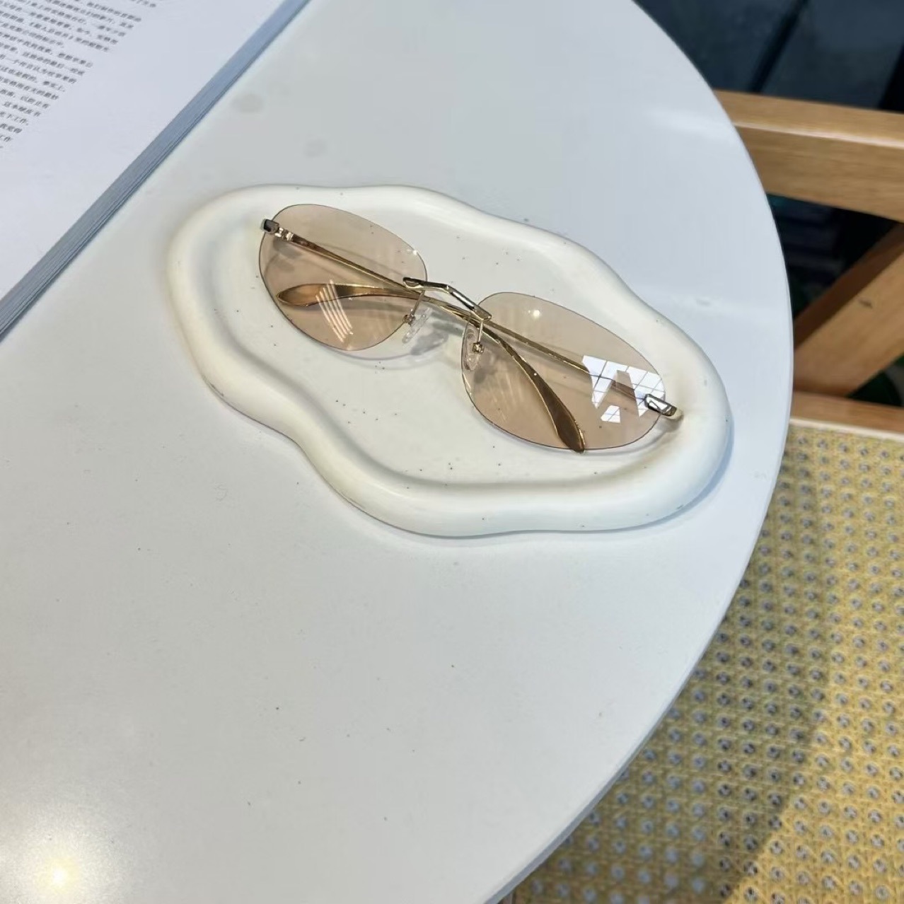 UV400 Rimless Shades, Cat Eye  – Sunglasses Cat Eye Bewertung und Preis