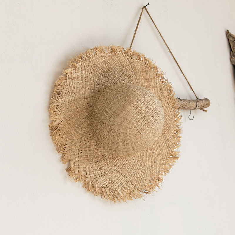 Women Raffia Straw Sun Hat Wid – Hat Floppy Wide Bewertung und Preis