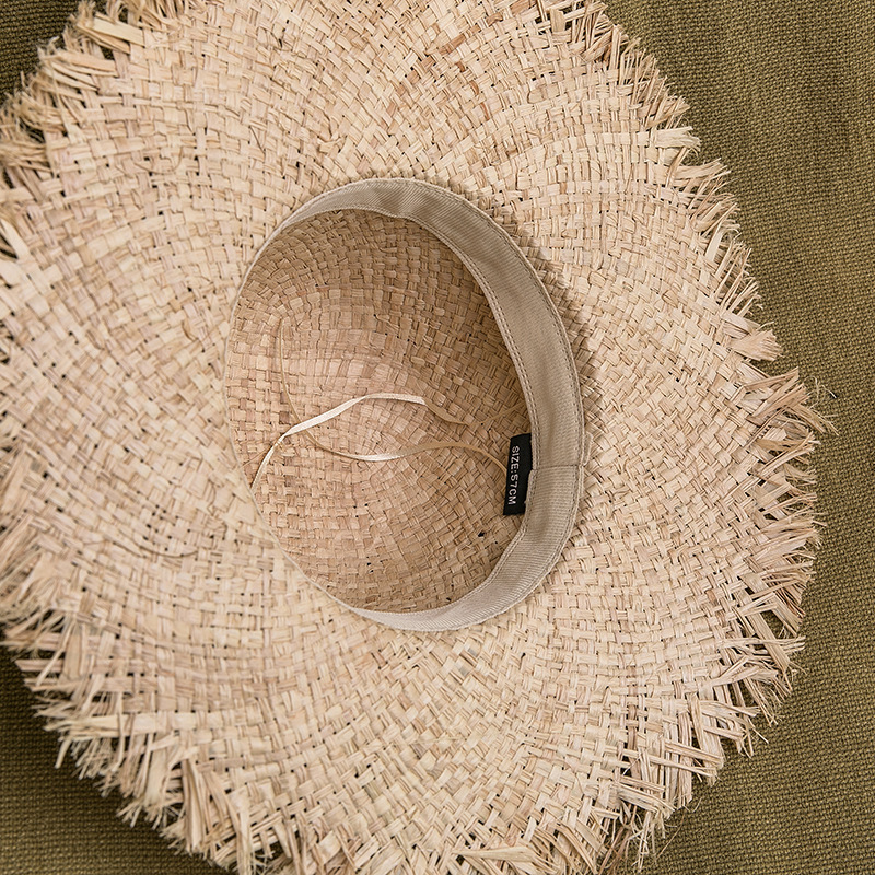 Women Raffia Straw Sun Hat Wid – Hat Floppy Wide Bewertung und Preis
