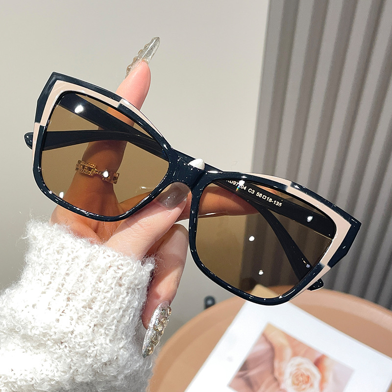 Women Color Block Cat Eye Eyeg – Sunglasses Cat Eye Bewertung und Preis
