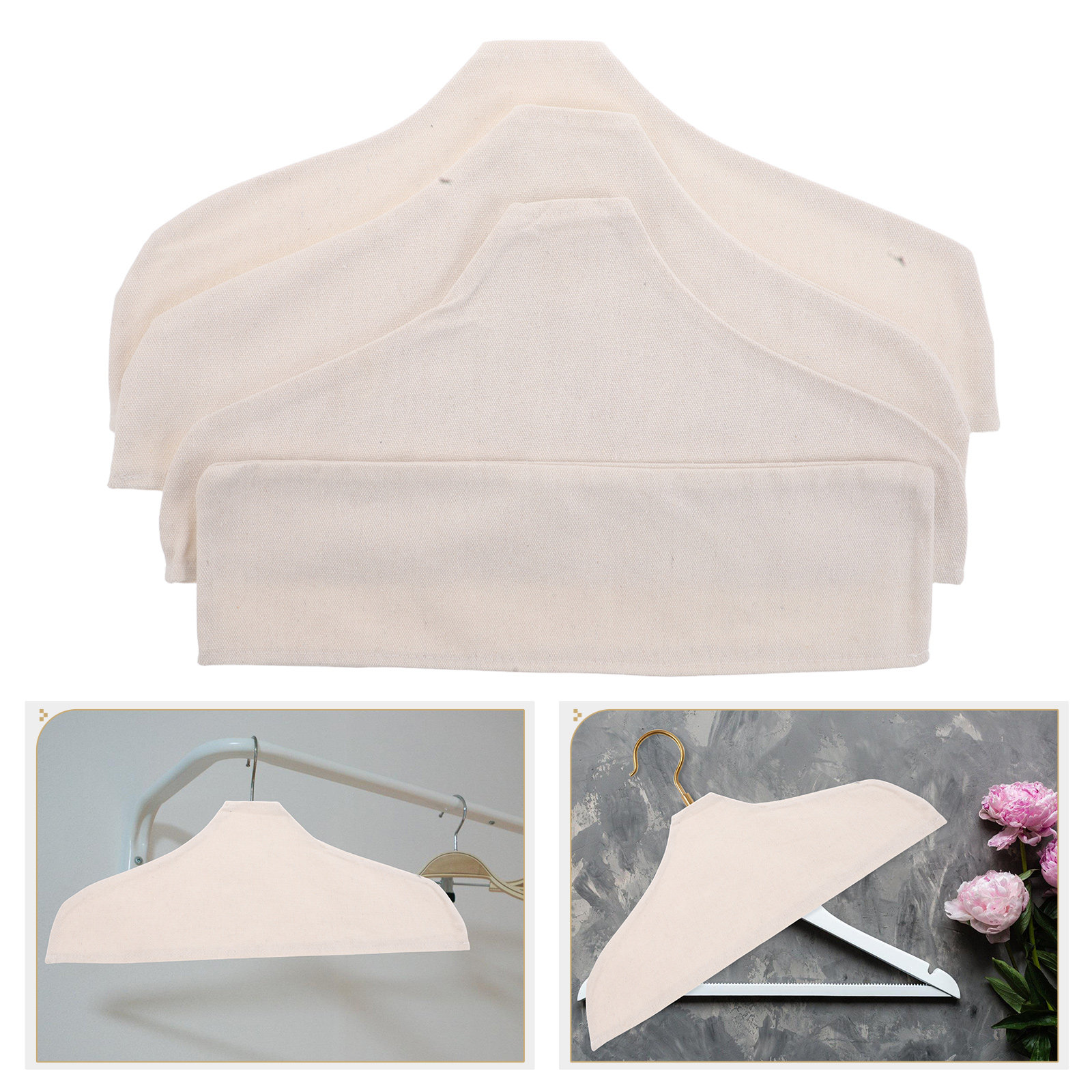 4pcs Anti Slip Hanger Cover Co – Linen Dress Wrap Bewertung und Preis