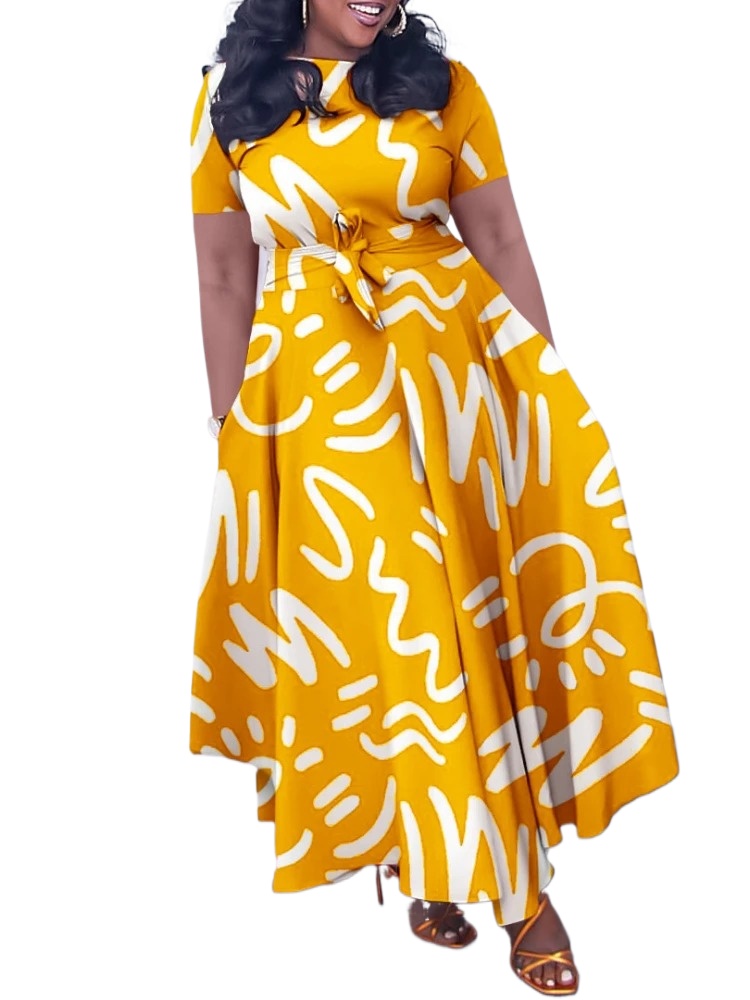 Floral Print Tie Waist Midi Dr – Midi Skirt Floral Bewertung und Preis