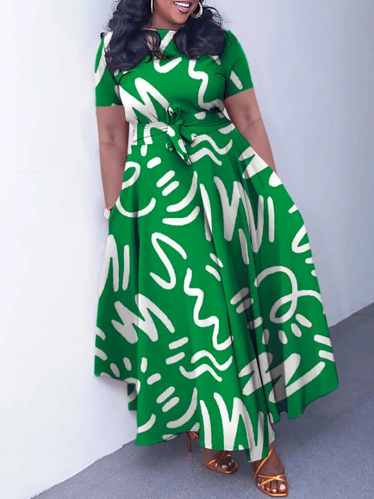 Floral Print Tie Waist Midi Dr – Midi Skirt Floral Bewertung und Preis