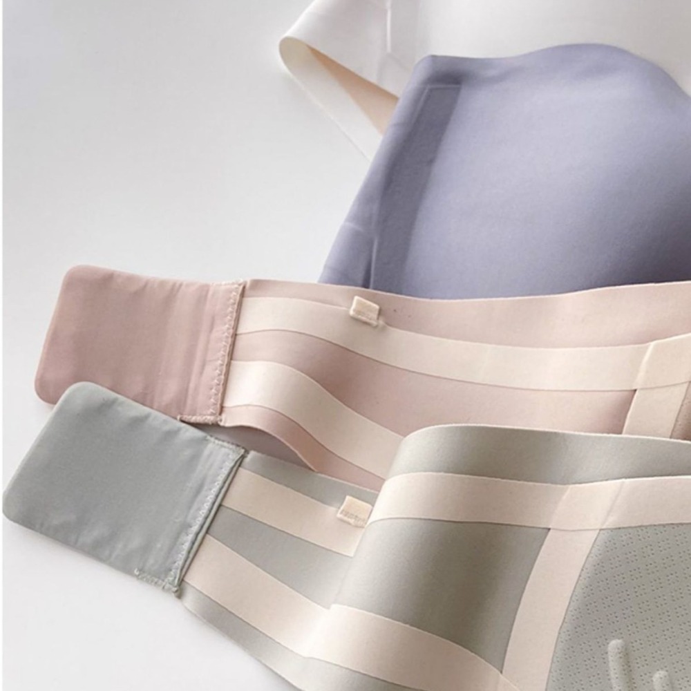 Solid Color Strapless Wrapped  – Bralette Triangle Set Bewertung und Preis