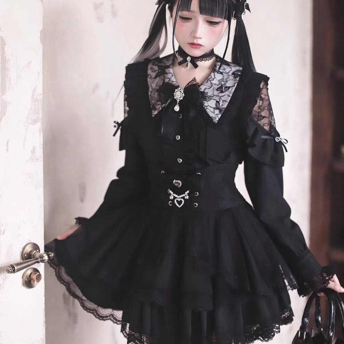Harajuku Kawaii Skirt Sets Wom – Blouse Off Shoulder Bewertung und Preis