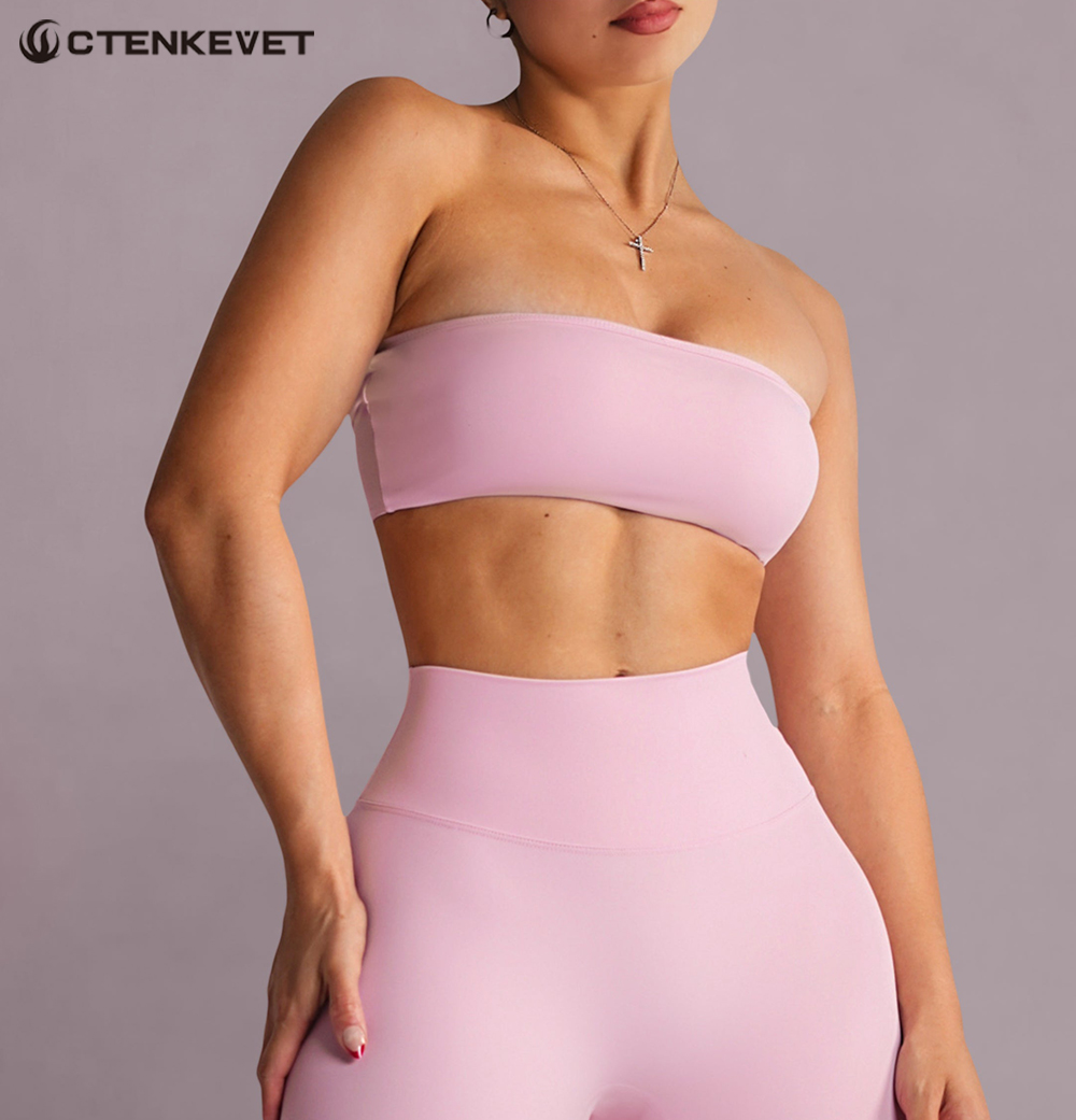 Strapless Sports Bra Gym Crop  – Crop Top Crochet Bewertung und Preis