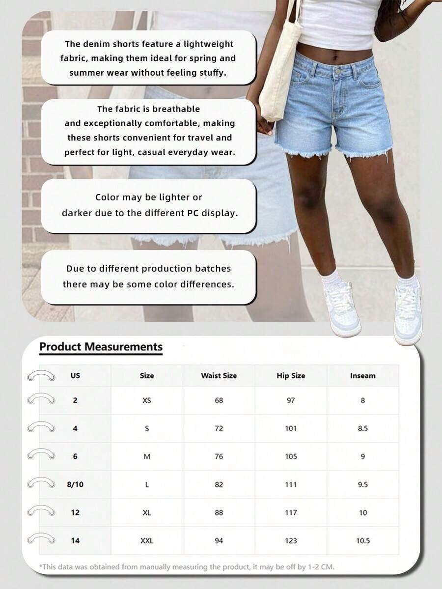 Womens High Waist Light Wash D – Shorts Denim Frayed Bewertung und Preis