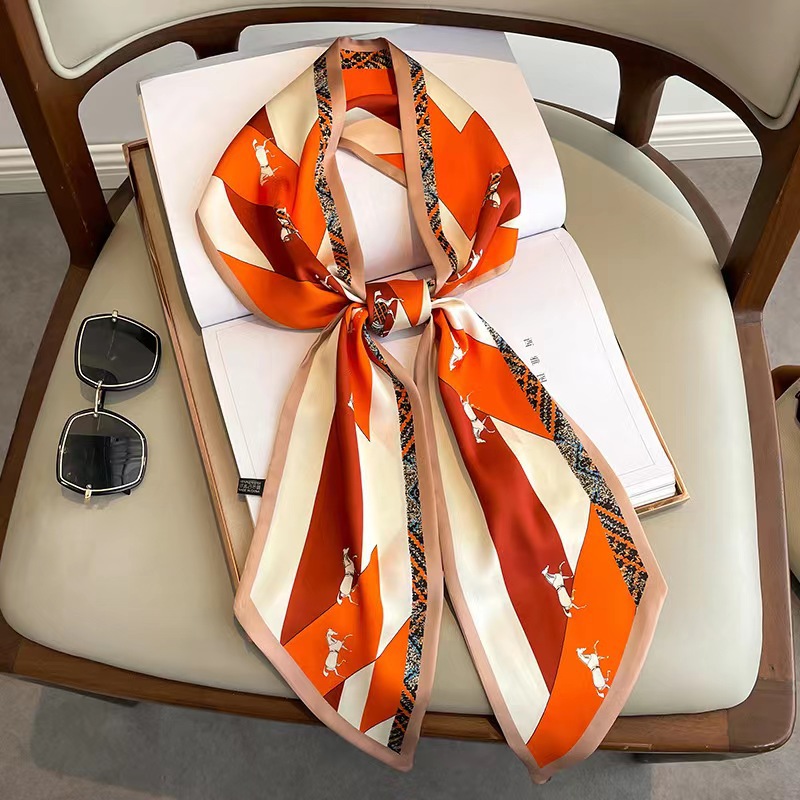 Luxury Design Long Silk Scarf  – Headband Summer Knit Bewertung und Preis