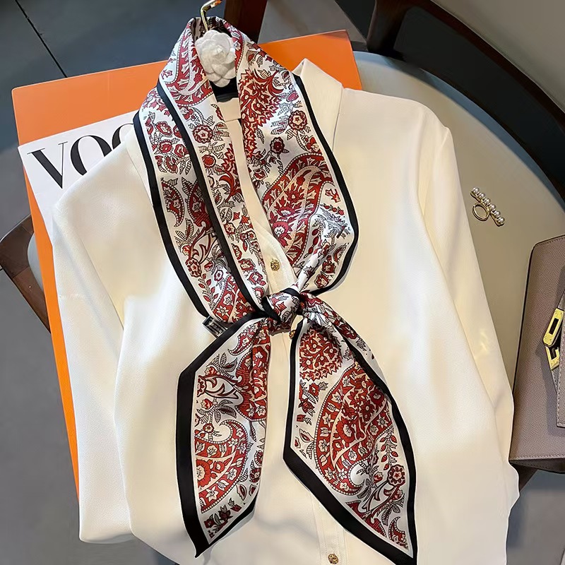 Luxury Design Long Silk Scarf  – Headband Summer Knit Bewertung und Preis