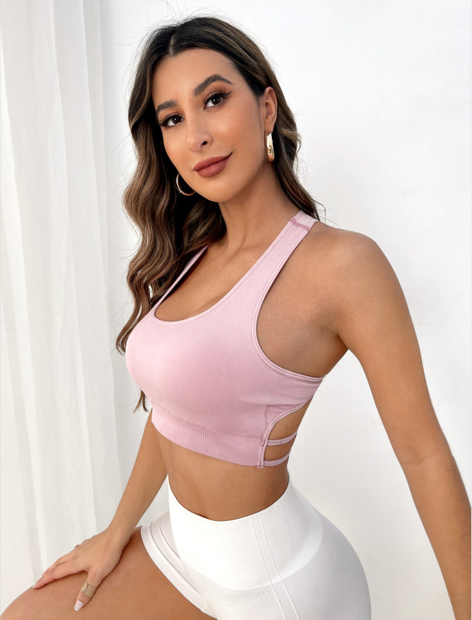 Breathable Sports Bra Fitness  – Crop Top Crochet Bewertung und Preis