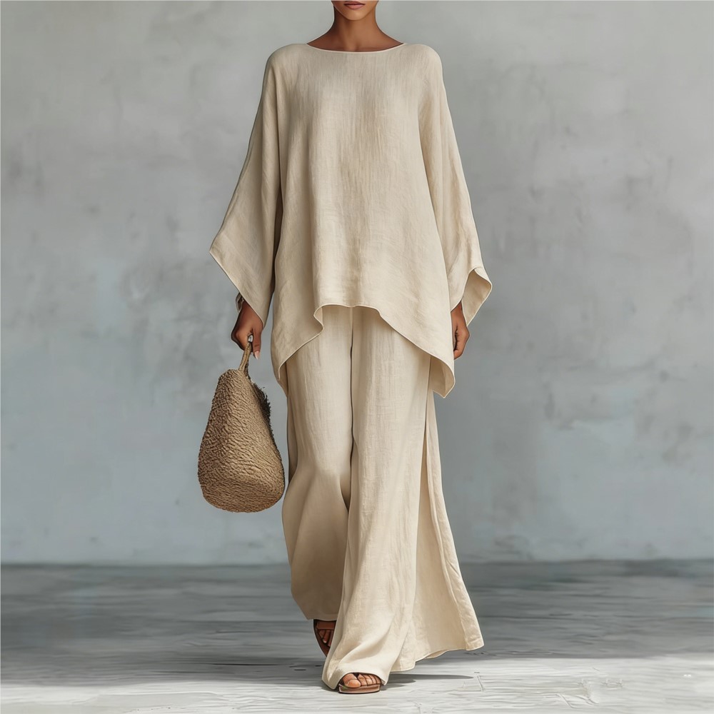 Fashion Linen Loose Long-sleev – Linen Pant Wide Bewertung und Preis