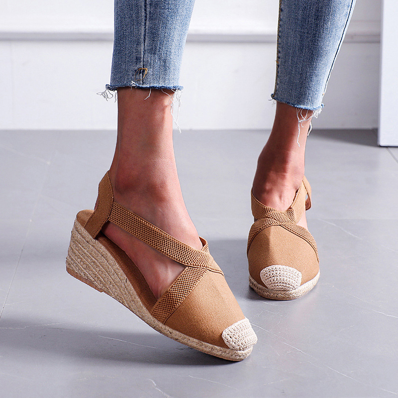 2026 Summer Women's Sandals St – Wedge Espadrille Women Bewertung und Preis